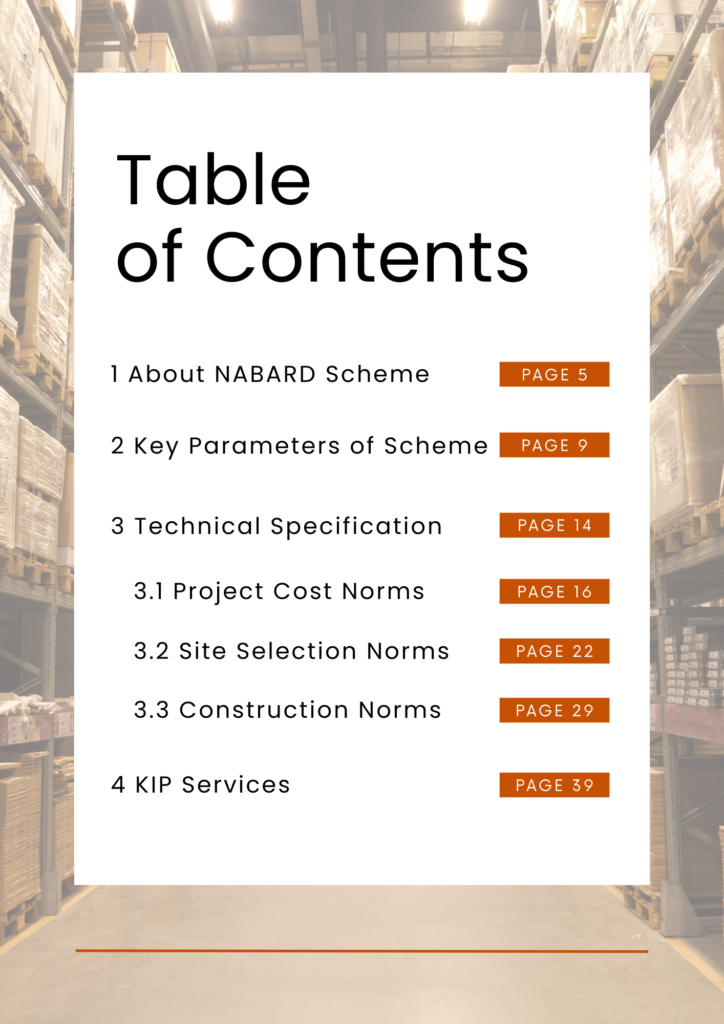 NABARD Subsidy for Agri Godown