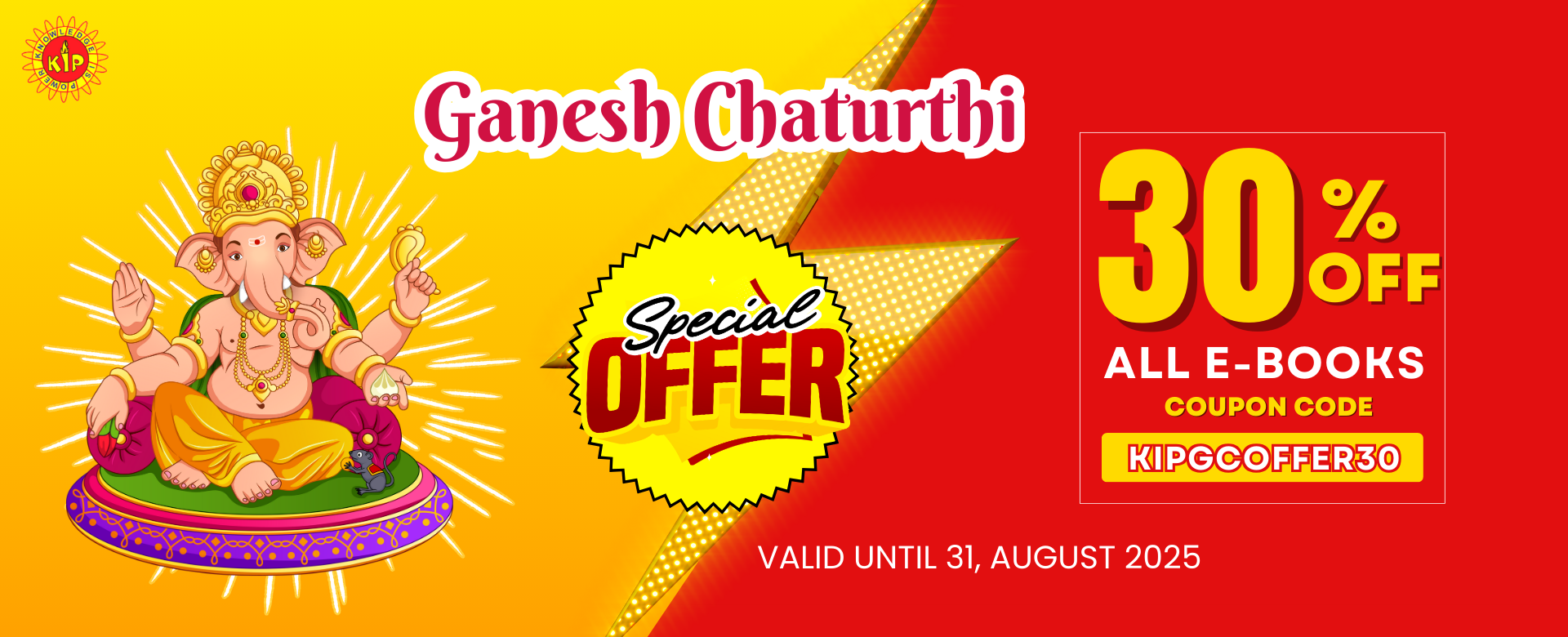 Celebrate Ganesh Chaturthi with Knowledge & Growth – Flat 30% OFF on eBooks!