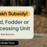 Govt. Scheme for Livestock Development & Feed Fodder Subsidy