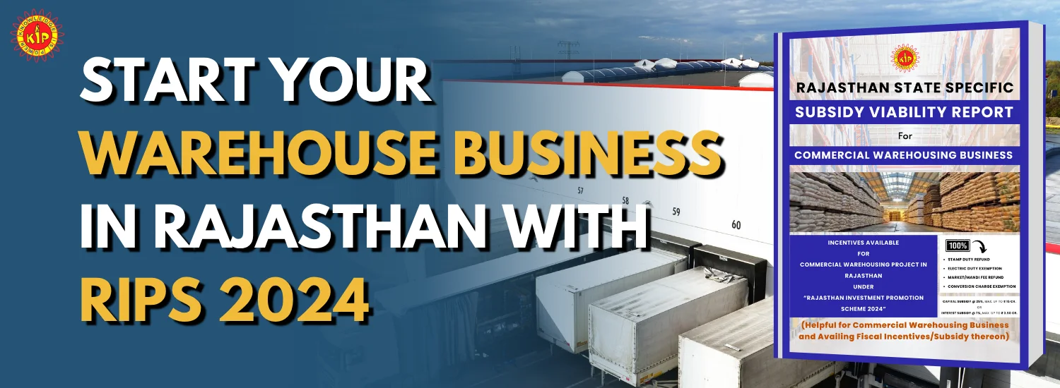 Start Your Warehouse Business in Rajasthan with RIPS 2024