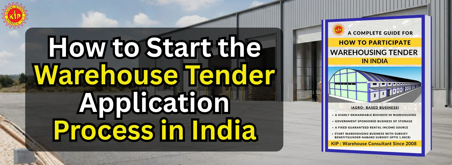 How to Start the Warehouse Tender Application Process in India