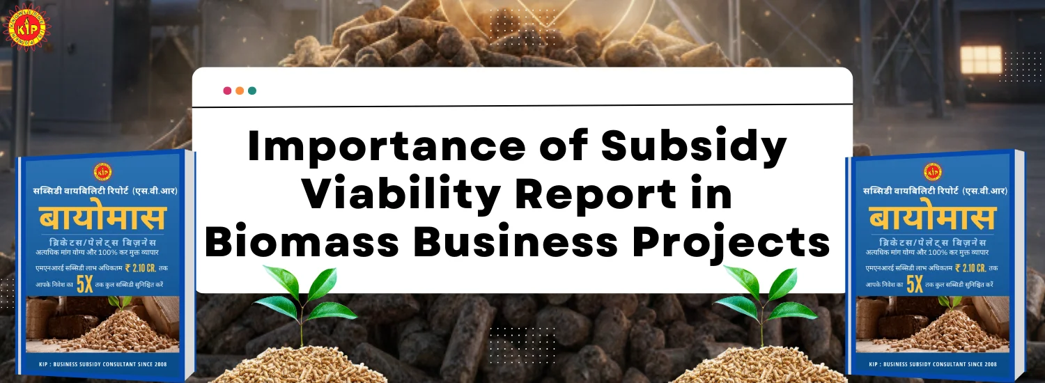 Importance of Subsidy Viability Report in Biomass Business Projects
