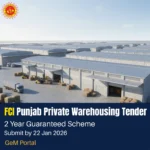 FCI Punjab Warehousing Tender
