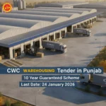 CWC Warehousing Tender Punjab