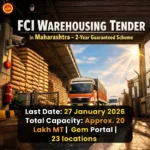 FCI Warehousing Tender Maharashtra