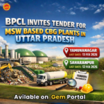 BPCL Compressed Biogas Plant Tender (Uttar Pradesh)