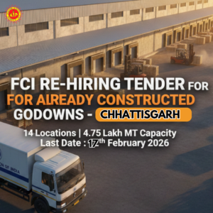 FCI Warehousing Tender in Chhattisgarh