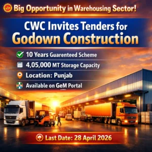 CWC Punjab Warehousing Tender – 10-Year Guaranteed Scheme