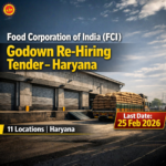 FCI Warehousing Tender – Haryana (11 Location)