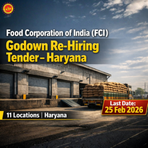 FCI Warehousing Tender – Haryana (11 Location)