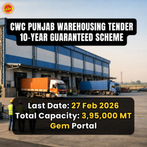 CWC Punjab Warehousing Tender – 10-Year Guaranteed Scheme