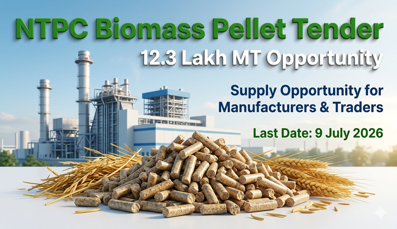 NTPC Biomass Pellets Supply Tender