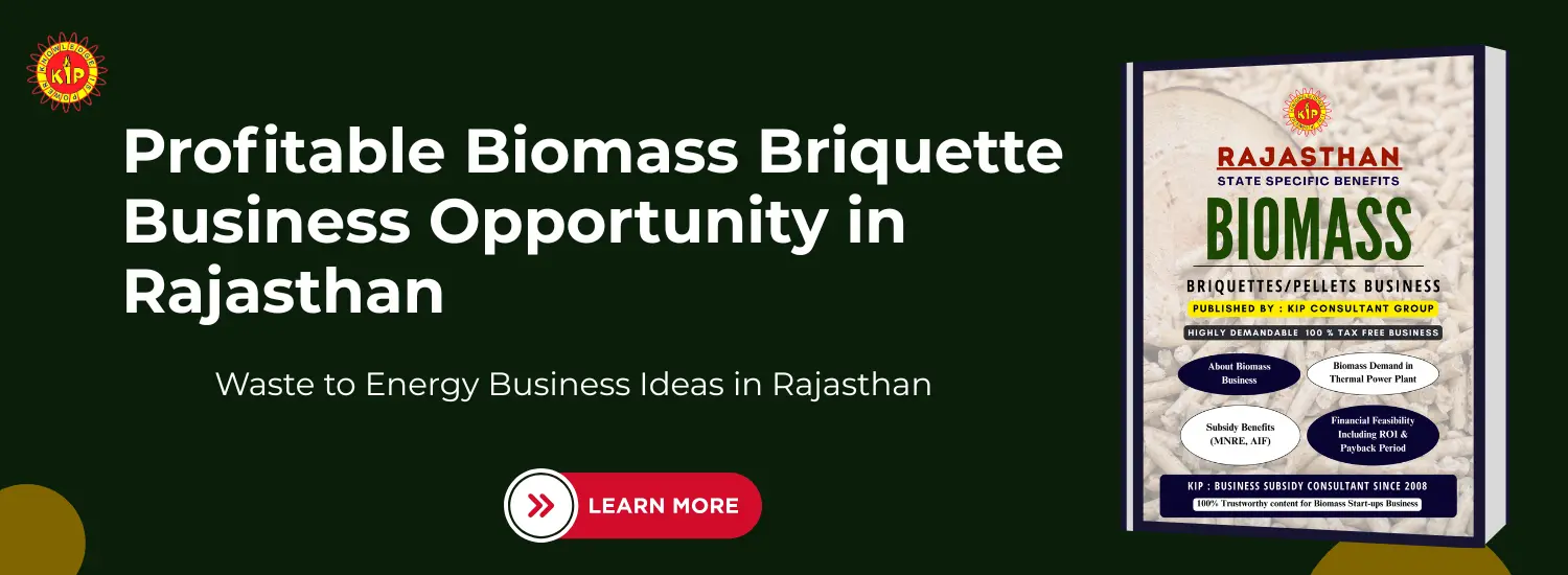 Profitable Biomass Briquette Business Opportunity in Rajasthan