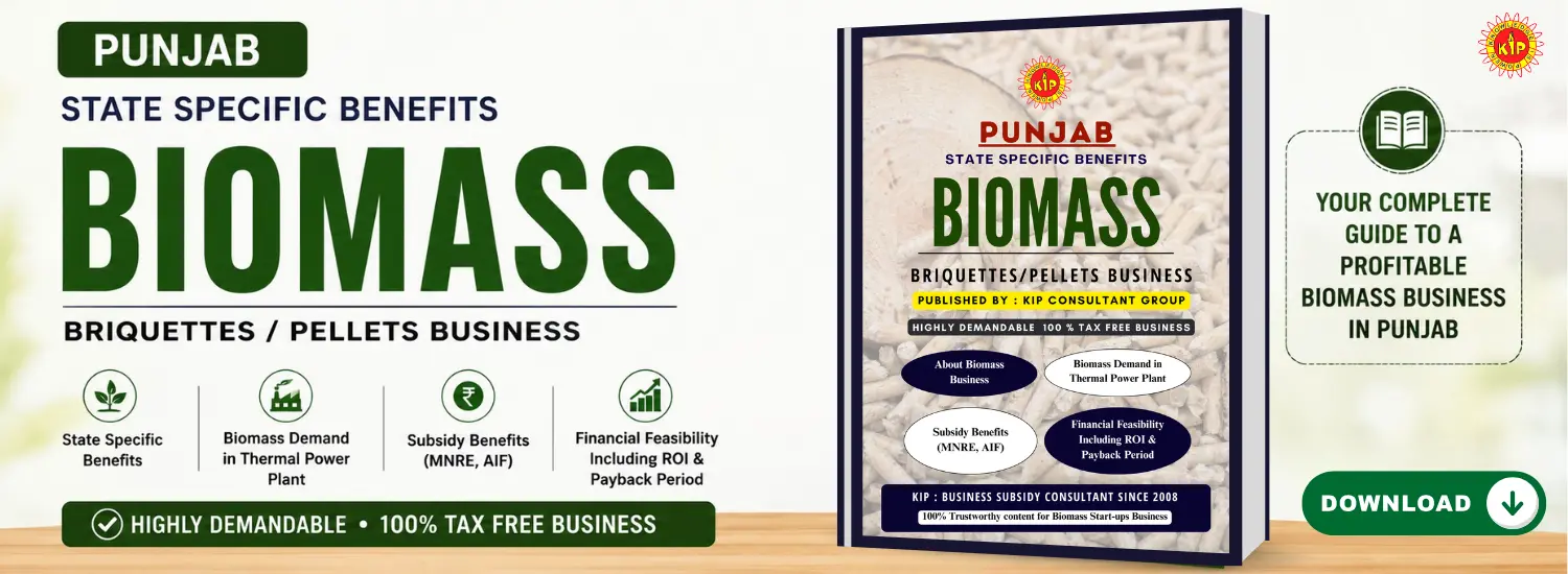 Start Biomass Project in Punjab with Business Plan & Subsidies