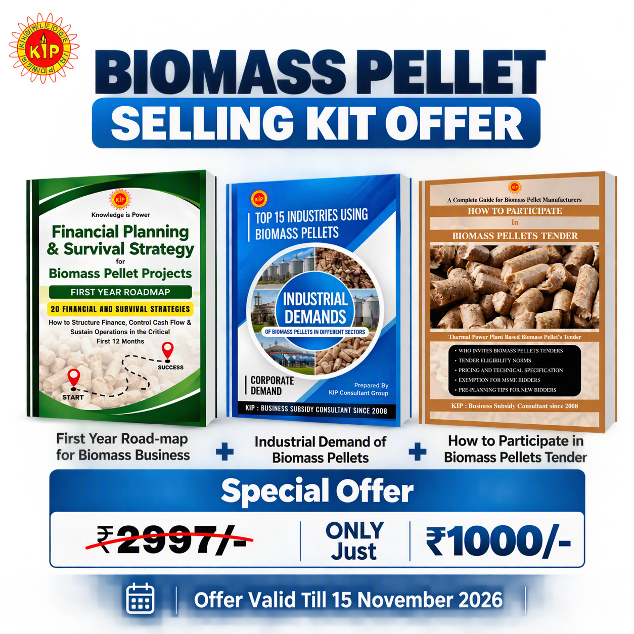 Biomass Pellet Selling Kit Offer (Physical)